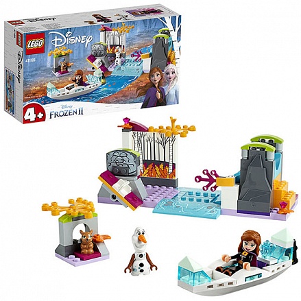 Lego Disney Princess. Конструктор Лего Принцессы Дисней - Экспедиция Анны на каноэ 