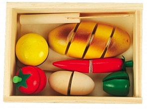 Малый игровой набор - Готовим завтрак (Мир деревянных игрушек, Д167)