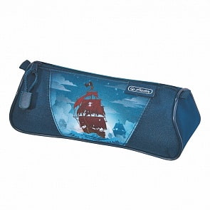Пенал-косметичка - Triangular Pirate Bay, без наполнения (Herlitz, 11437845)