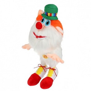 Игрушка мягкая Буба-клоун 20 см музыкальный чип (Мульти-Пульти, M80207-20)