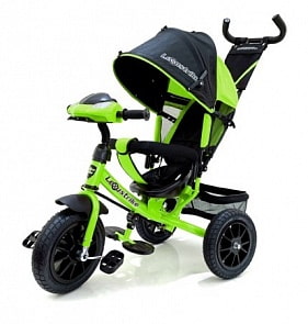 Велосипед 3 колесный – Lexus trike, цвет зеленый, надувные колеса 12 и 10 дюйм, светомузыкальная панель (Lexus Trike, 950M2-N1210P-LGREEN-3) Велосипед 3 колесный – Lexus trike, цвет зеленый, надувные колеса 12 и 10 дюйм, светомузыкальная панель (Lexus Trike, 950M2-N1210P-LGREEN-3)