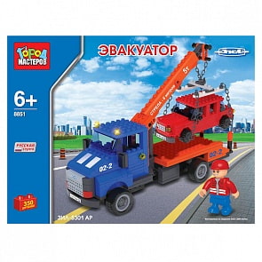 Конструктор Город Мастеров “Эвакуатор” ЗИЛ, 350 деталей (Город Мастеров, BB-8851-Rsim)