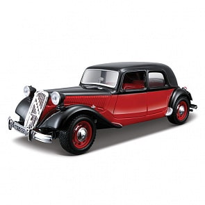 Металлическая сборная машинка Citroen 15 CV TA (1938 г.) (BBURAGO, 18-25080)