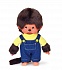 Мягкая игрушка – Мончичи, 20 см мальчик в комбинезоне и желтой футболке  - миниатюра №2