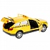 Машина металлическая Lada Vesta Sw Cross Такси, длина 12 см, инерционная  - миниатюра №1
