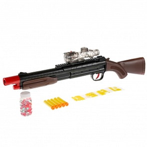 Ружье с мягкими и гелевыми пулями, лазерный прицел (Играем Вместе, 1610G358-Rsim)