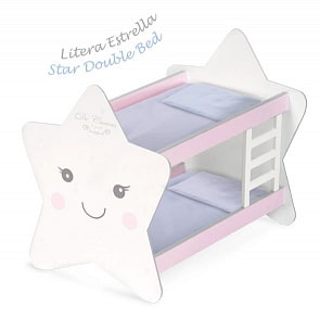 Двухъярусная кроватка для куклы, серия Мартин, 51,5 см (DeCuevas, 55329)