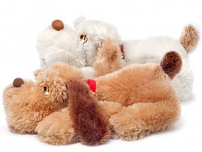 Мягкая игрушка – Собака лежащая, музыкальная, 56 см. (Lava, Л290)