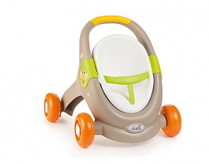 Коляска для кукол-ходунки MiniKiss Animal 3 в1 (Smoby, 210206)