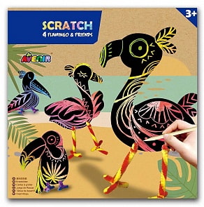 Цветная гравюра Фламинго (Avenir, CH1426)