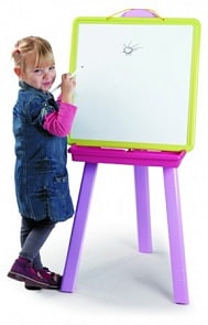 Двухсторонний розовый мольберт (Simba, 28064)