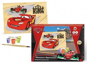 Набор для выжигания и раскрашивания Доска Маккуин и Франческо (Русский Стиль,03329)