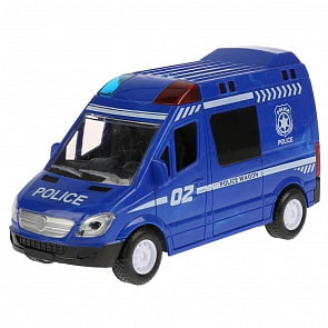 Машина инерционная Полиция, свет + звук, разные цвета (I278-H11020) (ассортимент)