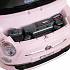 Розовая машинка с электрическим приводом - FIAT 500  - миниатюра №4