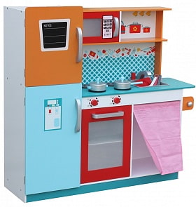 Деревянная кухня Ницца с посудой (Lanaland, W10C205)