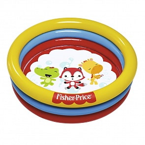 Надувной бассейн с 25 шариками из серии Fisher Price, 91 х 25 см, 88 литров (BestWay, бв93501)