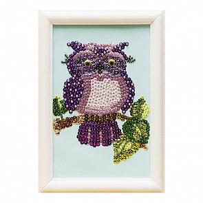 Набор для творчества - Мозаика из пайеток Совушка (Волшебная мастерская, М025)