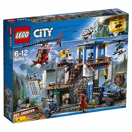 Конструктор Lego City - Полицейский участок в горах 