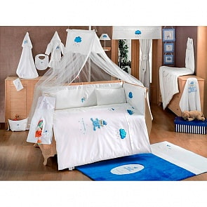 КПБ 3 предмета серии Kidboo Teddy Boo, голубой (Kidboo, 00-0012170 Blue)