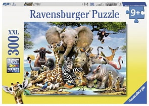 Пазл XXL - Африканские друзья, 300 элементов (Ravensburger, 13075)