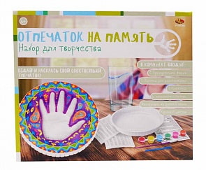 Набор для отливки барельефов из гипса - Отпечаток на память (Abtoys, PT-00766)