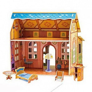 Конструктор 3D - Кукольный домик (Malamalama, 68091-6)