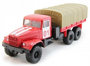 Машинка KRAZ-255B пожарная охрана (Autotime, 65078)