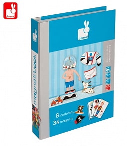 Магнитная книга «Мальчик» (Janod, J05544)