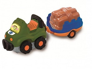 Машинка из серии Бип-Бип Toot-Toot Deivers - Внедорожник с прицепом (Vtech, 80-164626)