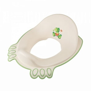 Накладка на унитаз детская с декором, цвет салатовый (Бытпласт, 431308810)