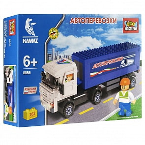 Конструктор – Камаз, автоперевозки, 262 детали (Играем Вместе, BB-8855-R1sim)