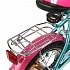 Детский велосипед 12", А-тип, бирюзово-розовый  - миниатюра №3
