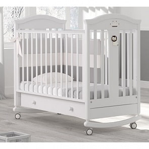 Кровать детская Гандылян К-2002-29 Даниэль, белый (Gandylyan, GAN-К-2002-29_белый)