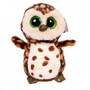 Мягкая игрушка - Совенок коричневый, 15 см (Abtoys, M0036п)