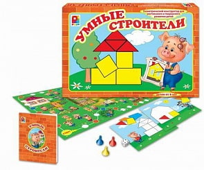 Игра настольная - Умные строители (Радуга, С-730)