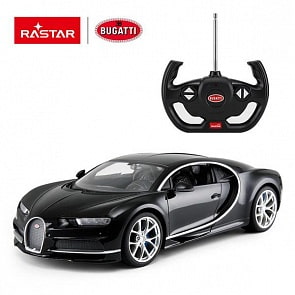 Машина на радиоуправлении 1:14 Bugatti Chiron, цвет черный (Rastar, 75700B)