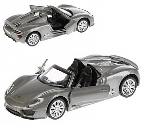 Коллекционная модель – Porsche 918 Spyder. Металл, 1:41 (Технопарк, 67317)
