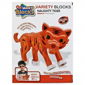 Конструктор мягкий – Тигр, 61 деталь (B1617197)