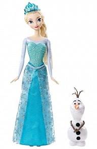 Кукла Disney Princess - Эльза, в наборе с Олафом (Mattel, CMM87)