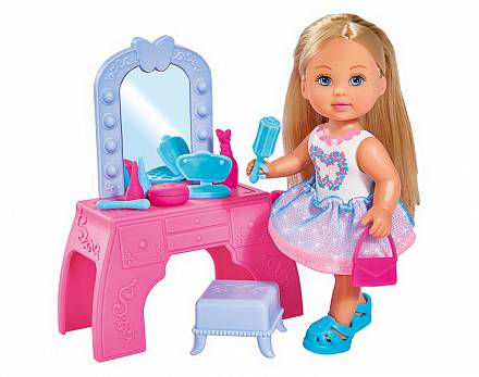 Кукла Еви с туалетным столиком, 12 см 