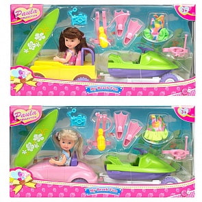 Игровой набор - Paula. Едем на море, 2 вида (Paula collection, MC23051)