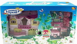Игровой кукольный домик «В гостях у куклы», со звуковыми и световыми эффектами (Rinzo, PT-00059)