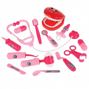 Набор доктора стоматолог - Доктор Пилюлькин, 14 предметов (Играем Вместе, B1745327-R)