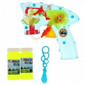 Пистолет для пускания мыльных пузырей Синий трактор (Играем вместе, BB323-2-BTR)