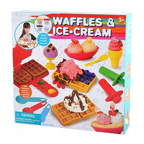 Набор для лепки «Вафли и мороженое» Playgo, Play 8660