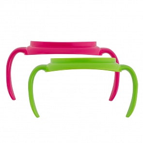 Ручки для чашек - розовый/зеленый, набор из 2 штуки (DrBrowns, TC070)