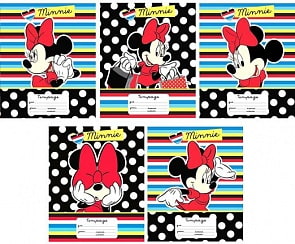 Тетрадь 18 листов Линейка «Минни» Disney (Росмэн, 22646ros)