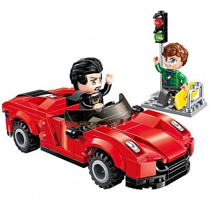 Конструктор - Город, машинка с фигурками, 158 деталей (Enlighten Brick, BRICK1131 (С)