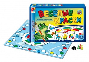 Игра настольная - Твоя игра - Веселые краски (Радуга, С-593)