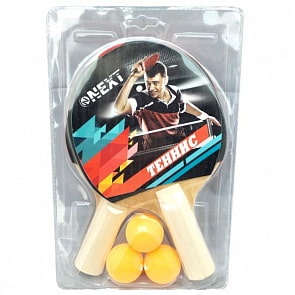 Набор для настольного тенниса Next, 2 ракетки, 3 шарика (Next, NTS-701-034Asim)